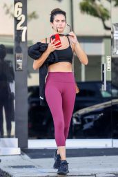 Sara Sampaio in Workout Geaar - Los Angeles 09/20/2021