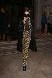 Stella Maxwell - Heads to the Versace Special Event in Milan 09/26/2021