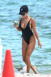 Vanessa Hudgens in a Bikini on a Beach in Miami 09/15/2021