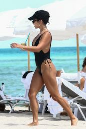 Vanessa Hudgens in a Bikini on a Beach in Miami 09/15/2021