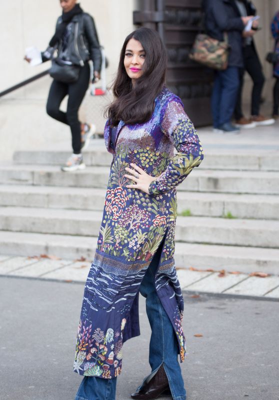 Aishwarya Rai – Leaving L’Oreal Show at Paris Fashion Week 10/03/2021