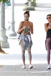 Alessandra Ambrosio in Workout Gear - Brentwood 10/04/2021