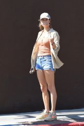 Alessandra Ambrosio Wears Daisy Dukes - Venice Beach 10/03/2021
