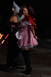 Amy Childs - "The Only Way is Essex" TV Show Filming, Halloween Special in Folkstone 10/21/2021