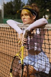 Anastasiya Scheglova - Tennis Court Photoshoot 2021