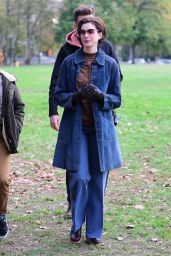 Anne Hathaway - Filming "Armageddon Time" in NY 10/27/2021