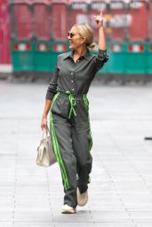 Ashley Roberts Wears a Khaki Coord - London 10/07/2021