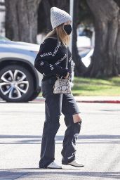 Ashley Tisdale Wears Balenciaga Sweater - Shopping in Pacific Palisades 10/19/2021