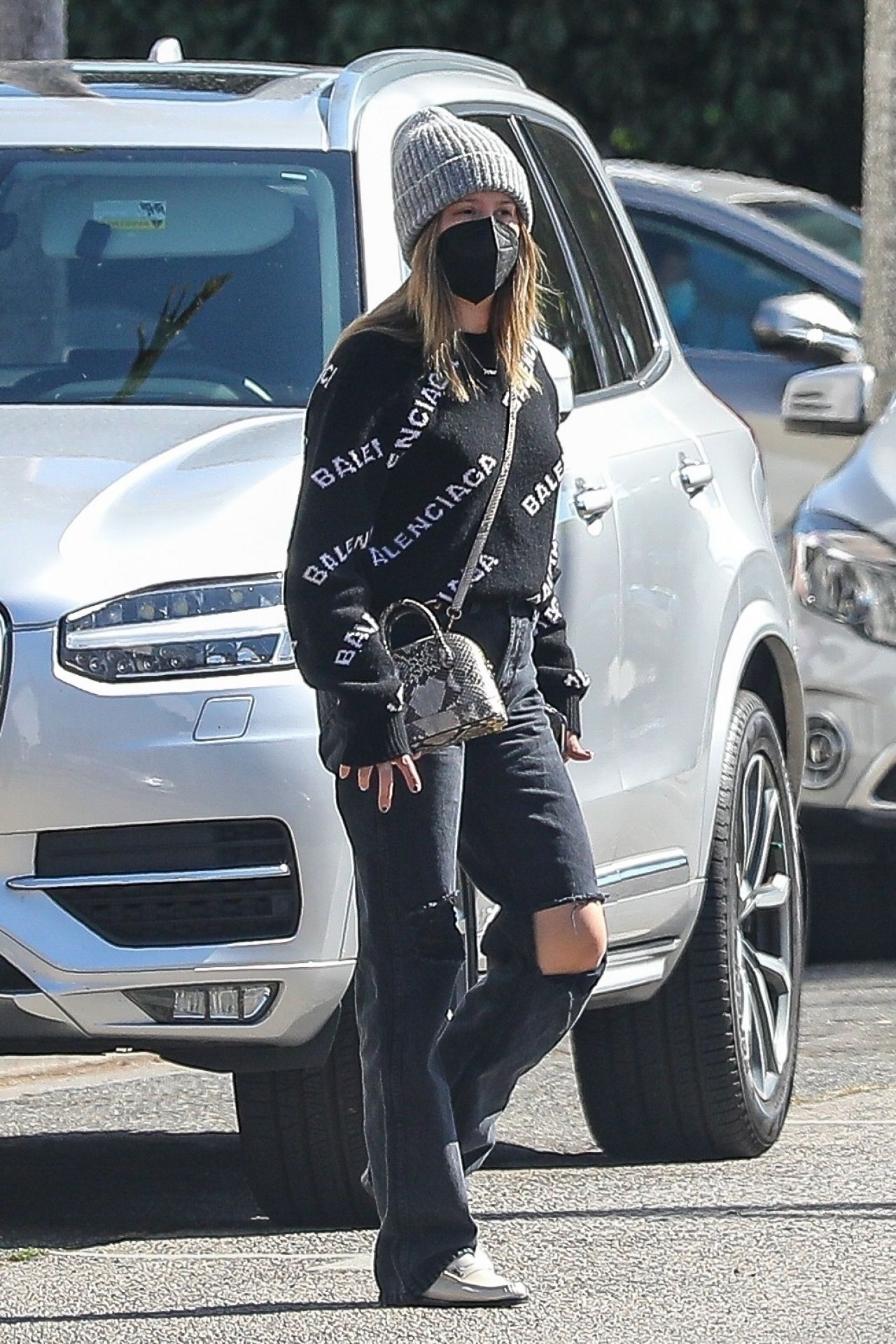 Ashley Tisdale Wears Balenciaga Sweater - Shopping in Pacific Palisades ...