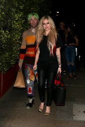 Avril Lavigne at Giorgio Baldi in Santa Monica 10/13/2021