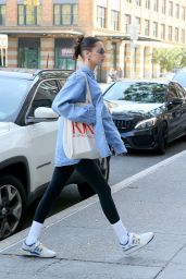 Bella Hadid in Comfy Outfit - NYC 10/07/2021