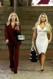 Bianca Gascoigne and Her Mother Sheryl - Out in Rome 10/17/2021