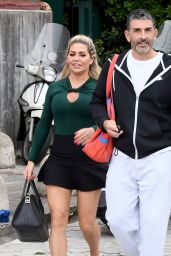 Bianca Gascoigne With Her DWTS Partner Simone Di Pasquale - Out in Rome 10/26/2021