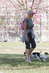Brigitte Nielsen at a Park in LA 10/04/2021