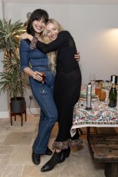 Daisy Lowe and Clara Paget - First Night of the Coravin Club Dinner Party Launch in London 10/04/2021