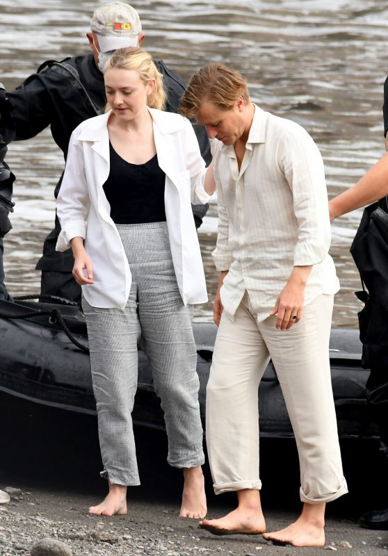 Dakota Fanning - "Mr. Ripley" Filming Set in Atrani 10/26/2021