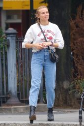 Diane Kruger Street Style - New York City 10/14/2021