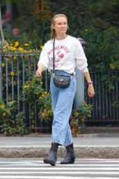 Diane Kruger Street Style - New York City 10/14/2021 • CelebMafia