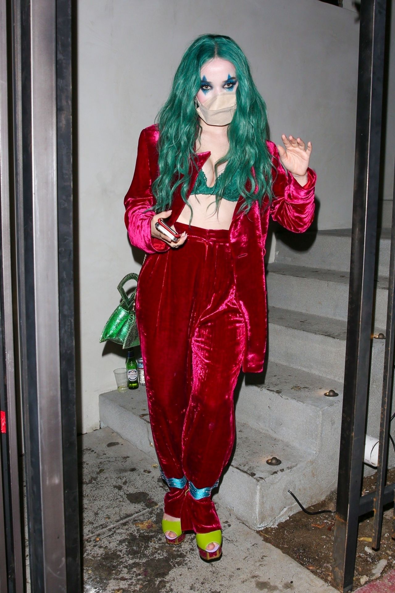 Dove Cameron - Leaves a Halloween Party in Hollywood 10/30/2021 ...