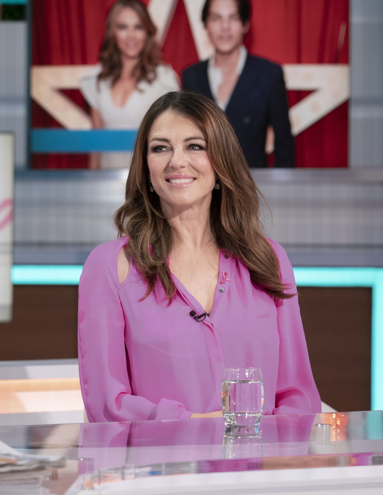 Elizabeth Hurley - Good Morning Britain TV Show in London 10/12/2021 ...