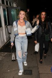 Georgia Harrison - Arriving at The Broadway in Muswell Hill 10/12/2021