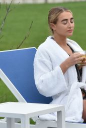 Georgia Harrison in a Bikini - Glass House Retreat Spa in Essex 10/05/2021