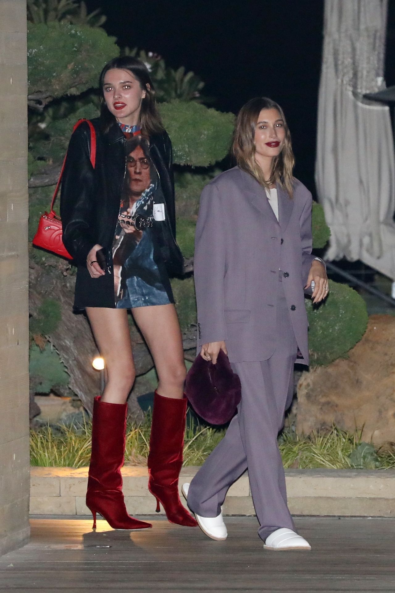 Hailey Rhode Bieber And Kendall Jenner At Nobu In Malibu