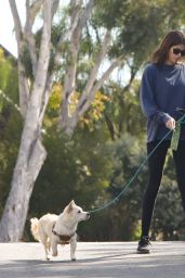 Kaia Gerber - Walking Her Dog in LA 10/24/2021