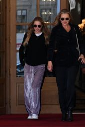 Kate Moss and Lila Grace Moss - Out in Paris 10/04/2021