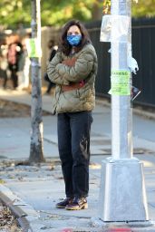 Katie Holmes - "Rare Objects" Filming Set in Brooklyn 10/28/2021