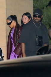 Kim Kardashian and Kanye West at Nobu in Malibu 09/30/2021