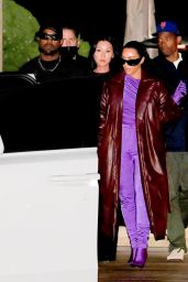 Kim Kardashian and Kanye West at Nobu in Malibu 09/30/2021