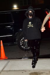 Kourtney Kardashian and Travis Barker - Out After SNL in New York 10/16/2021