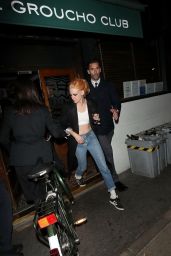 Kristen Stewart Night Out at Groucho Nightclub in London