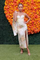 Logan Browning - 2021 Veuve Clicquot Polo Classic in Pacific Palisades