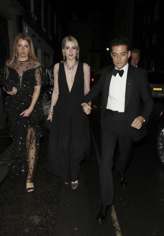 Lucy Boynton and Rami Malek - "No Time to Die" Afterparty at Annabel