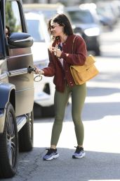 Lucy Hale - Heading to a Gym in Los Angeles 10/14/2021