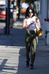 Lucy Hale - Heading to a Gym in Los Angeles 10/14/2021