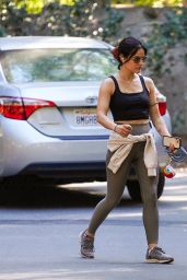 Lucy Hale - Out For a Hike in Los Angeles 10/19/2021