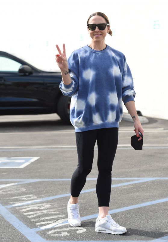 Melanie Chisholm at DWTS TV Show Rehearsals in LA 10/08/2021