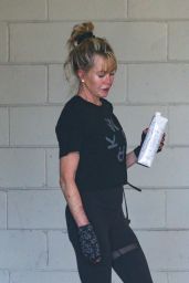 Melanie Griffith - Leaving the Gym in LA 10/27/2021