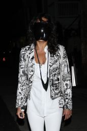 Michelle Rodriguez Wears a Black Face Shield - Giorgio Baldi in Santa Monica 10/06/2021