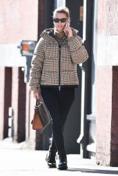 Nicky Hilton Wears a Moncler Jacket - NYC 10/28/2021