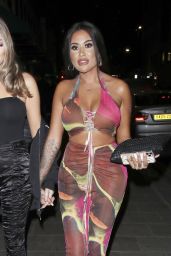 Nikita Jasmine and Frankie Sims - Night Out in London 10/22/2021