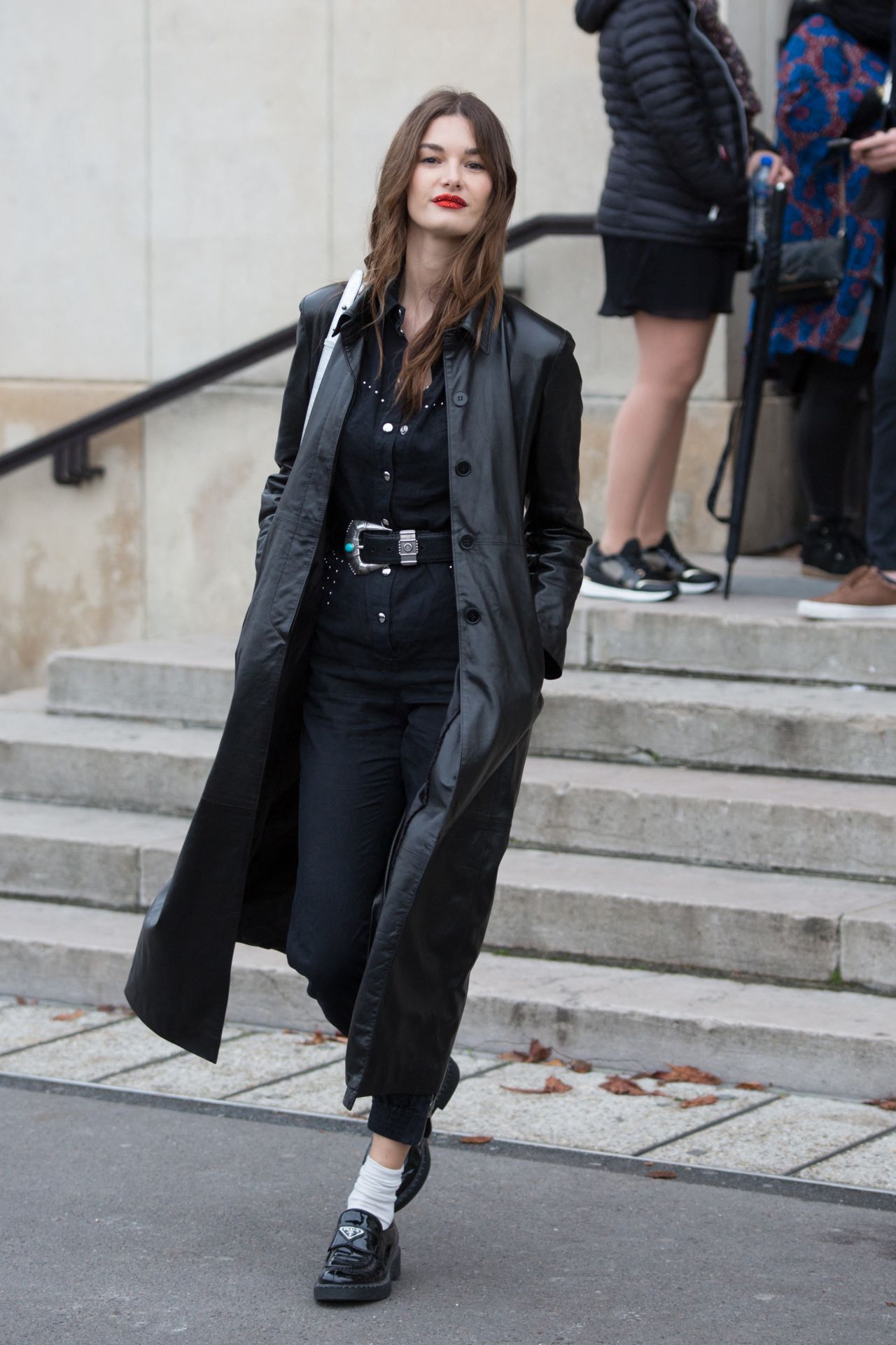 Ophelie Guillermand – Leaving L’Oreal Show at Paris Fashion Week 10/03 ...