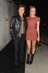 Pixie Lott at the Versace x Frieze Event at Toklas Restaurant in London 10/15/2021