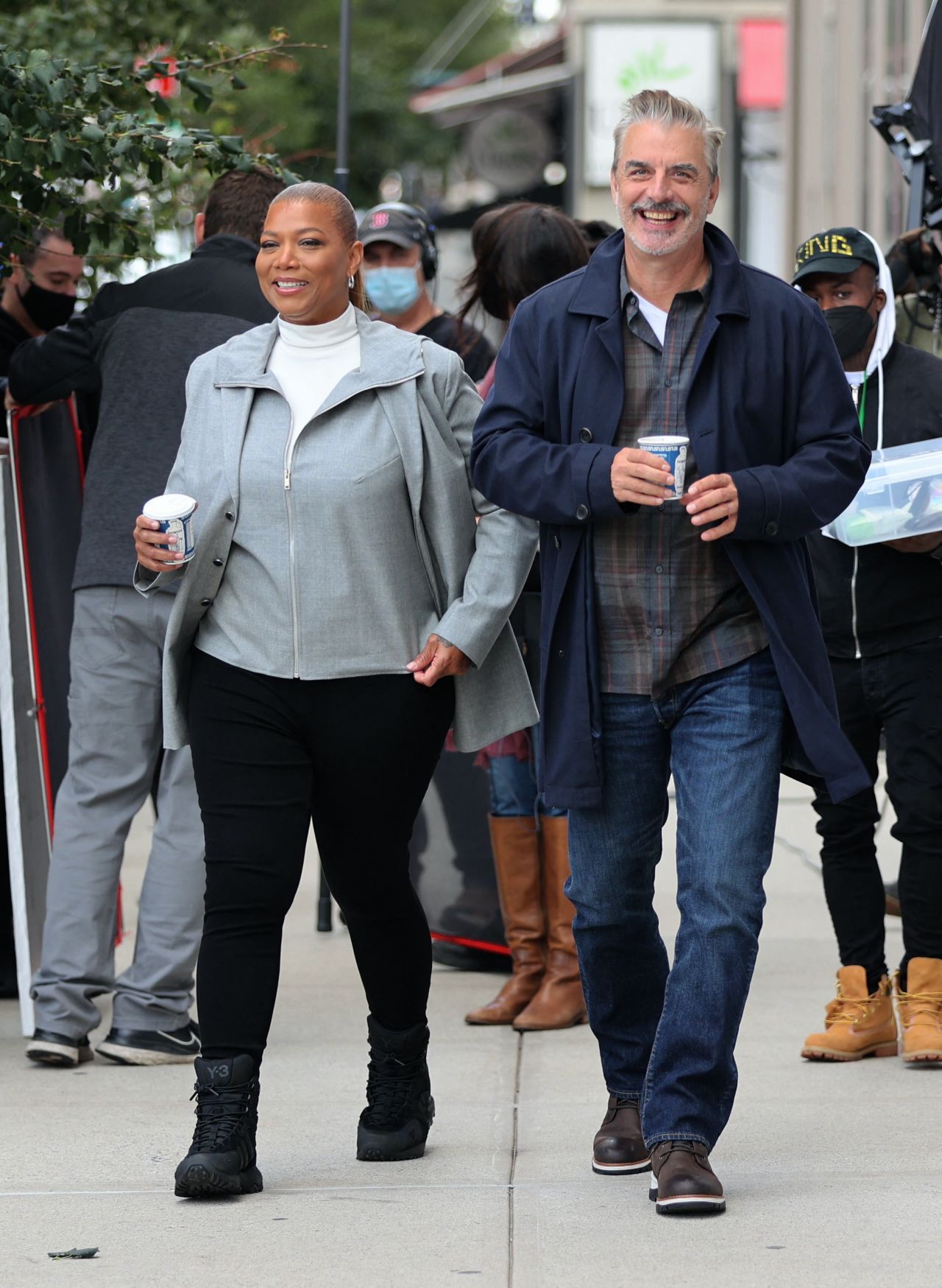 Queen Latifah - Filming at "The Equalizer" Set in Queens 10/04/2021