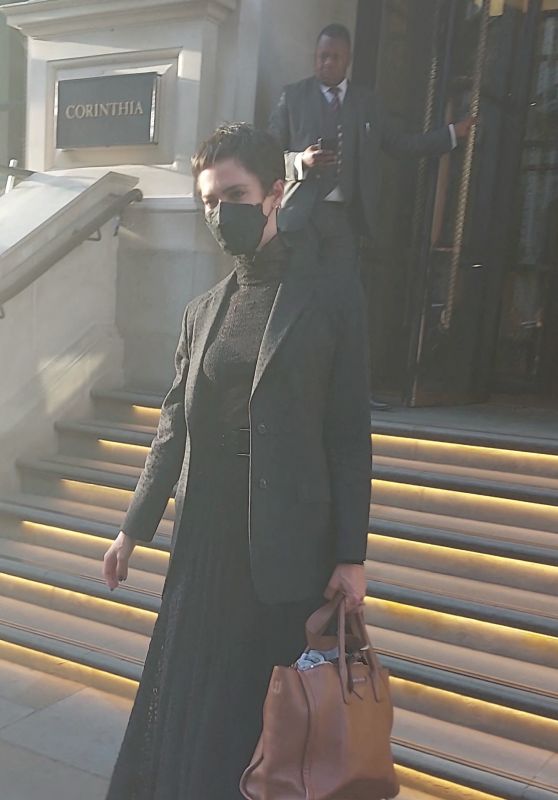 Rebecca Hall - Out in London 10/11/2021
