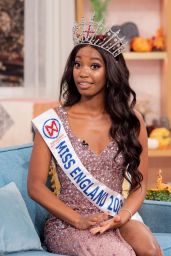 Rehema Muthamia Miss England 2021 - "This Morning" TV Show in London 10/29/2021