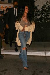 Rihanna at The San Vicente Bungalows in West Hollywood 10/05/2021
